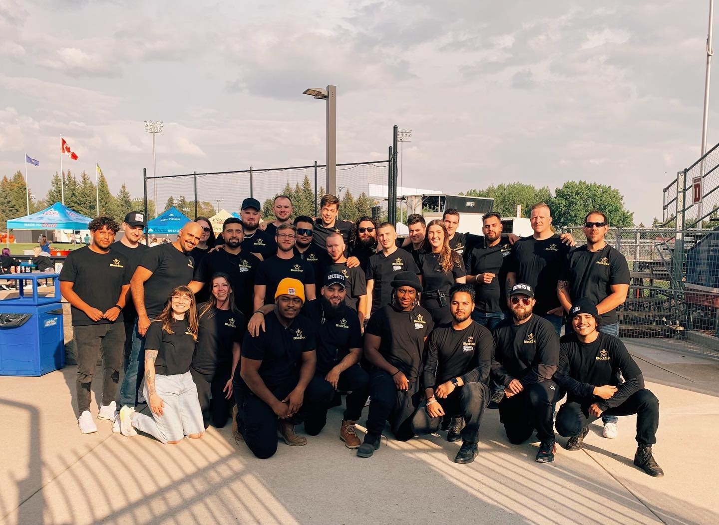 BlackStar Security team — professional event and nightlife security operators in Southern Alberta